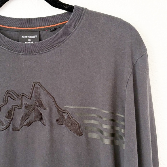 Superdry Men’s Expedition Long Sleeve Graphic Embroidered Tee Size M - Picture 8 of 14